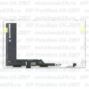 Матрица для ноутбука HP Pavilion G6-2187 (1366x768 HD) TN, 40pin, Матовая