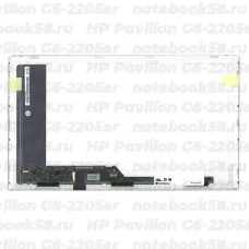 Матрица для ноутбука HP Pavilion G6-2205er (1366x768 HD) TN, 40pin, Матовая