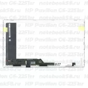 Матрица для ноутбука HP Pavilion G6-2251sr (1366x768 HD) TN, 40pin, Матовая