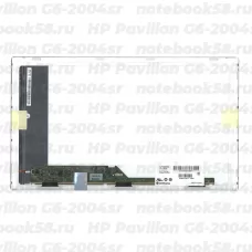 Матрица для ноутбука HP Pavilion G6-2004sr (1366x768 HD) TN, 40pin, Глянцевая