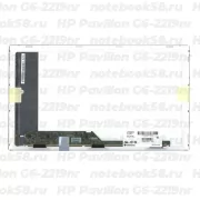 Матрица для ноутбука HP Pavilion G6-2219nr (1366x768 HD) TN, 40pin, Глянцевая