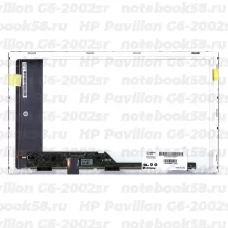 Матрица для ноутбука HP Pavilion G6-2002sr (1366x768 HD) TN, 40pin, Матовая