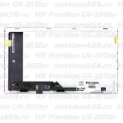 Матрица для ноутбука HP Pavilion G6-2012sr (1366x768 HD) TN, 40pin, Матовая