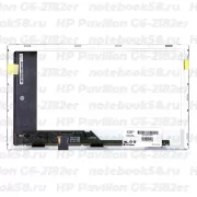 Матрица для ноутбука HP Pavilion G6-2182er (1366x768 HD) TN, 40pin, Матовая