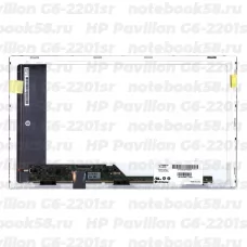 Матрица для ноутбука HP Pavilion G6-2201sr (1366x768 HD) TN, 40pin, Матовая