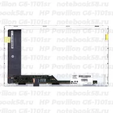 Матрица для ноутбука HP Pavilion G6-1101sr (1366x768 HD) TN, 40pin, Матовая