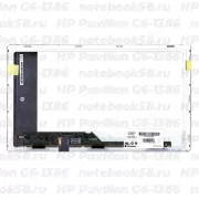 Матрица для ноутбука HP Pavilion G6-1386 (1366x768 HD) TN, 40pin, Матовая