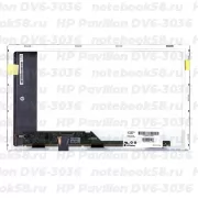 Матрица для ноутбука HP Pavilion DV6-3036 (1366x768 HD) TN, 40pin, Матовая