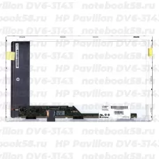 Матрица для ноутбука HP Pavilion DV6-3143 (1366x768 HD) TN, 40pin, Матовая