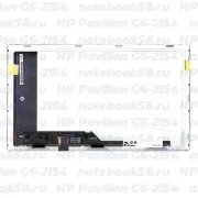 Матрица для ноутбука HP Pavilion G6-2154 (1366x768 HD) TN, 40pin, Матовая