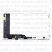 Матрица для ноутбука HP Pavilion G6-2251sr (1366x768 HD) TN, 40pin, Матовая