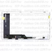 Матрица для ноутбука HP Pavilion G6-2297nr (1366x768 HD) TN, 40pin, Матовая