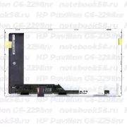 Матрица для ноутбука HP Pavilion G6-2298nr (1366x768 HD) TN, 40pin, Матовая