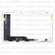 Матрица для ноутбука HP Pavilion G6-2391nr (1366x768 HD) TN, 40pin, Матовая