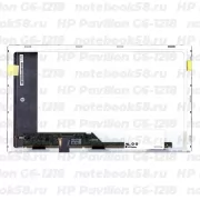 Матрица для ноутбука HP Pavilion G6-1218 (1366x768 HD) TN, 40pin, Матовая