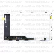 Матрица для ноутбука HP Pavilion G6-1324sr (1366x768 HD) TN, 40pin, Матовая