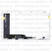 Матрица для ноутбука HP Pavilion G6-1c81nr (1366x768 HD) TN, 40pin, Матовая