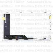 Матрица для ноутбука HP Pavilion DV6-3125er (1366x768 HD) TN, 40pin, Матовая