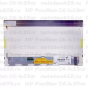 Матрица для ноутбука HP Pavilion G6-1c59nr (1366x768 HD) TN, 40pin, Глянцевая