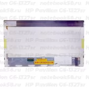 Матрица для ноутбука HP Pavilion G6-1327sr (1366x768 HD) TN, 40pin, Глянцевая