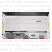 Матрица для ноутбука HP Pavilion G6-2007sr (1366x768 HD) TN, 40pin, Матовая