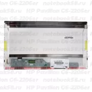 Матрица для ноутбука HP Pavilion G6-2206er (1366x768 HD) TN, 40pin, Матовая