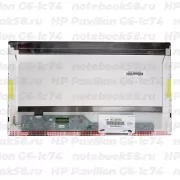 Матрица для ноутбука HP Pavilion G6-1c74 (1366x768 HD) TN, 40pin, Матовая