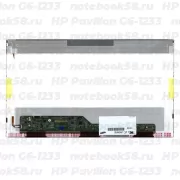 Матрица для ноутбука HP Pavilion G6-1233 (1366x768 HD) TN, 40pin, Глянцевая