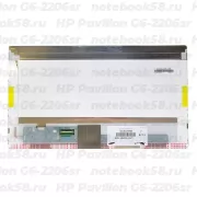 Матрица для ноутбука HP Pavilion G6-2206sr (1366x768 HD) TN, 40pin, Глянцевая