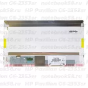 Матрица для ноутбука HP Pavilion G6-2353sr (1366x768 HD) TN, 40pin, Глянцевая