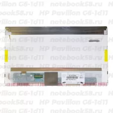 Матрица для ноутбука HP Pavilion G6-1d11 (1366x768 HD) TN, 40pin, Глянцевая