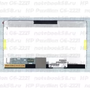 Матрица для ноутбука HP Pavilion G6-2221 (1366x768 HD) TN, 40pin, Матовая