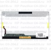 Матрица для ноутбука HP Pavilion G6-2042 (1366x768 HD) TN, 40pin, Глянцевая