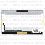 Матрица для ноутбука HP Pavilion G6-2055sr (1366x768 HD) TN, 40pin, Глянцевая