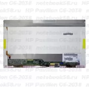 Матрица для ноутбука HP Pavilion G6-2038 (1366x768 HD) TN, 40pin, Глянцевая