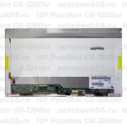 Матрица для ноутбука HP Pavilion G6-1260sr (1366x768 HD) TN, 40pin, Глянцевая