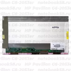 Матрица для ноутбука HP Pavilion G6-2053er (1366x768 HD) TN, 40pin, Матовая