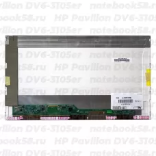 Матрица для ноутбука HP Pavilion DV6-3105er (1366x768 HD) TN, 40pin, Матовая