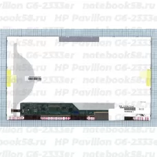 Матрица для ноутбука HP Pavilion G6-2333er (1366x768 HD) TN, 40pin, Матовая