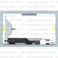 Матрица для ноутбука HP Pavilion G6-1051 (1366x768 HD) TN, 40pin, Матовая