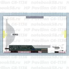 Матрица для ноутбука HP Pavilion G6-1136 (1366x768 HD) TN, 40pin, Матовая