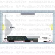 Матрица для ноутбука HP Pavilion DV6-3057er (1366x768 HD) TN, 40pin, Матовая