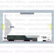 Матрица для ноутбука HP Pavilion DV6-3065er (1366x768 HD) TN, 40pin, Матовая