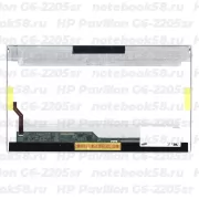 Матрица для ноутбука HP Pavilion G6-2205sr (1366x768 HD) TN, 40pin, Глянцевая