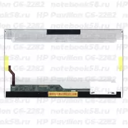 Матрица для ноутбука HP Pavilion G6-2282 (1366x768 HD) TN, 40pin, Глянцевая