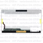 Матрица для ноутбука HP Pavilion G6-2315er (1366x768 HD) TN, 40pin, Глянцевая