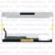 Матрица для ноутбука HP Pavilion G6-1221 (1366x768 HD) TN, 40pin, Глянцевая