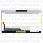 Матрица для ноутбука HP Pavilion G6-1315sr (1366x768 HD) TN, 40pin, Глянцевая