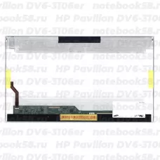 Матрица для ноутбука HP Pavilion DV6-3106er (1366x768 HD) TN, 40pin, Глянцевая