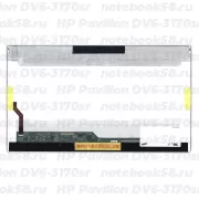 Матрица для ноутбука HP Pavilion DV6-3170sr (1366x768 HD) TN, 40pin, Глянцевая